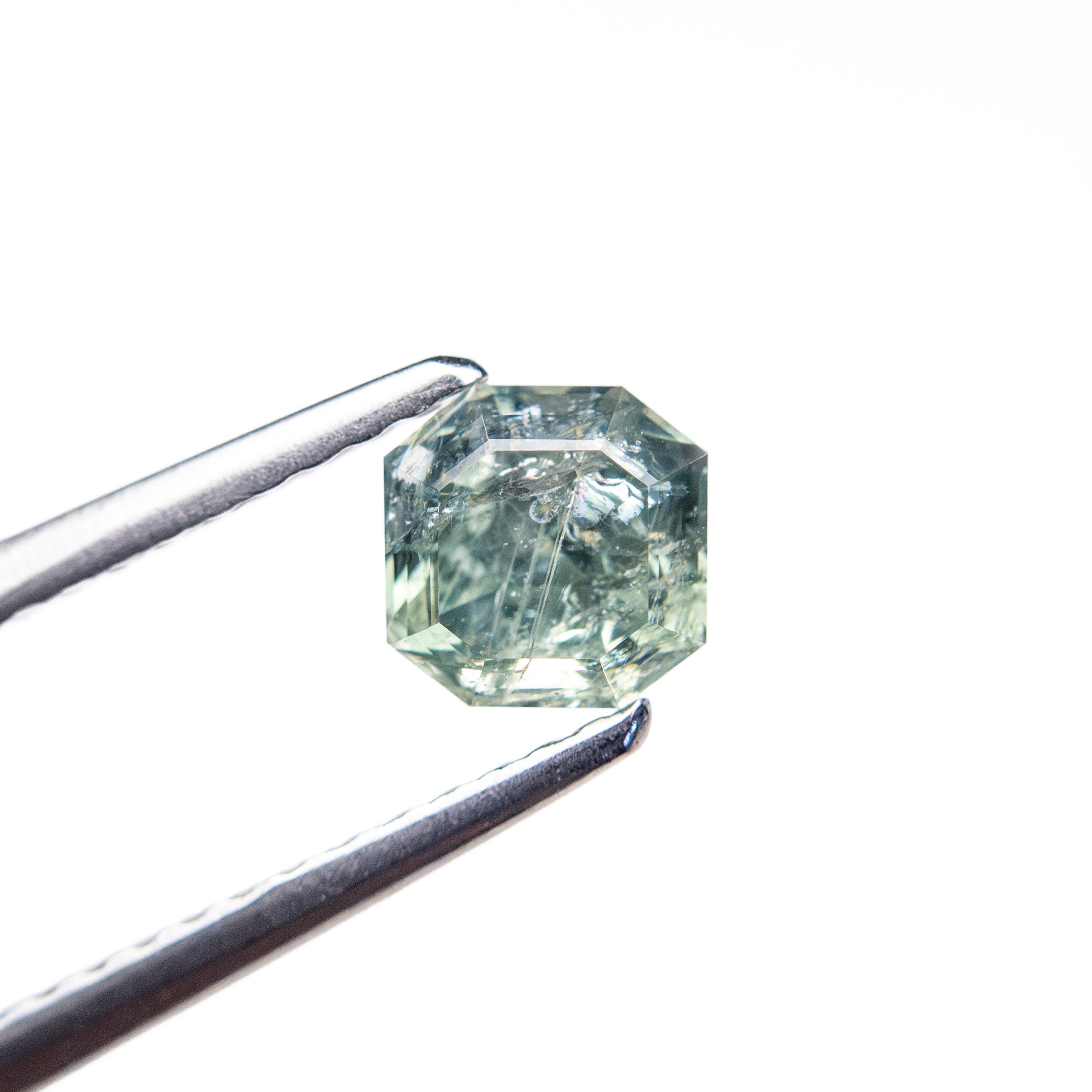 0.87ct 5.05x4.99x3.84mm Cut Corner Square Brilliant Sapphire 23903-19