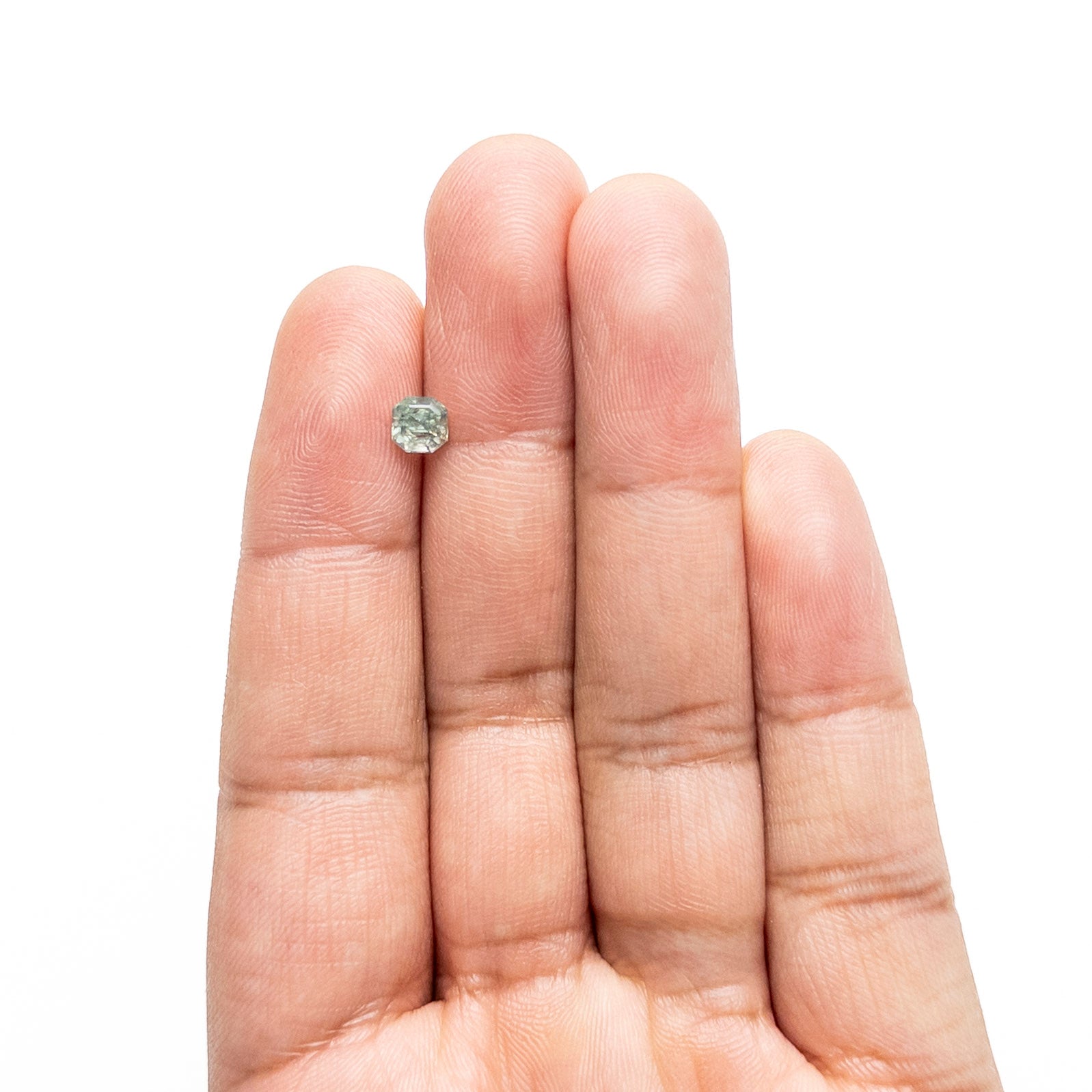 0.87ct 5.05x4.99x3.84mm Cut Corner Square Brilliant Sapphire 23903-19