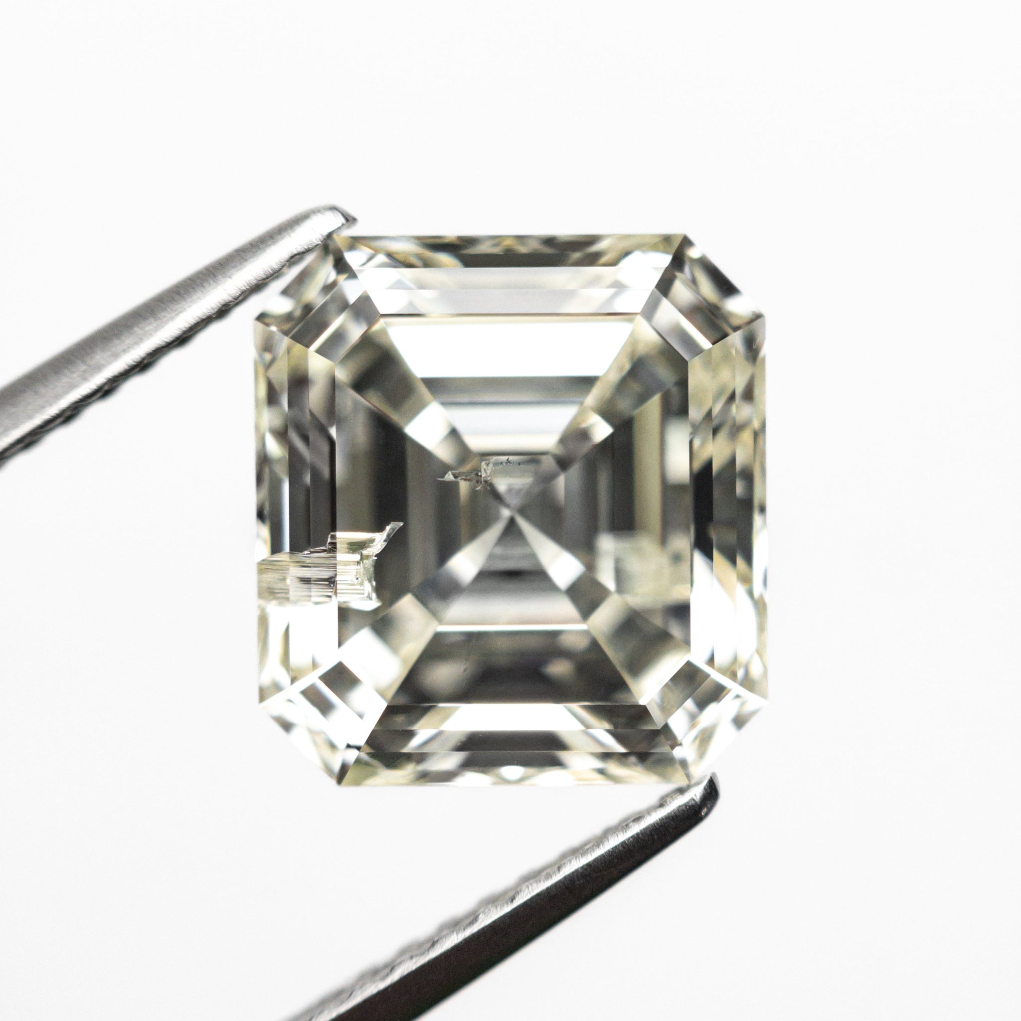 Square step shop cut diamond