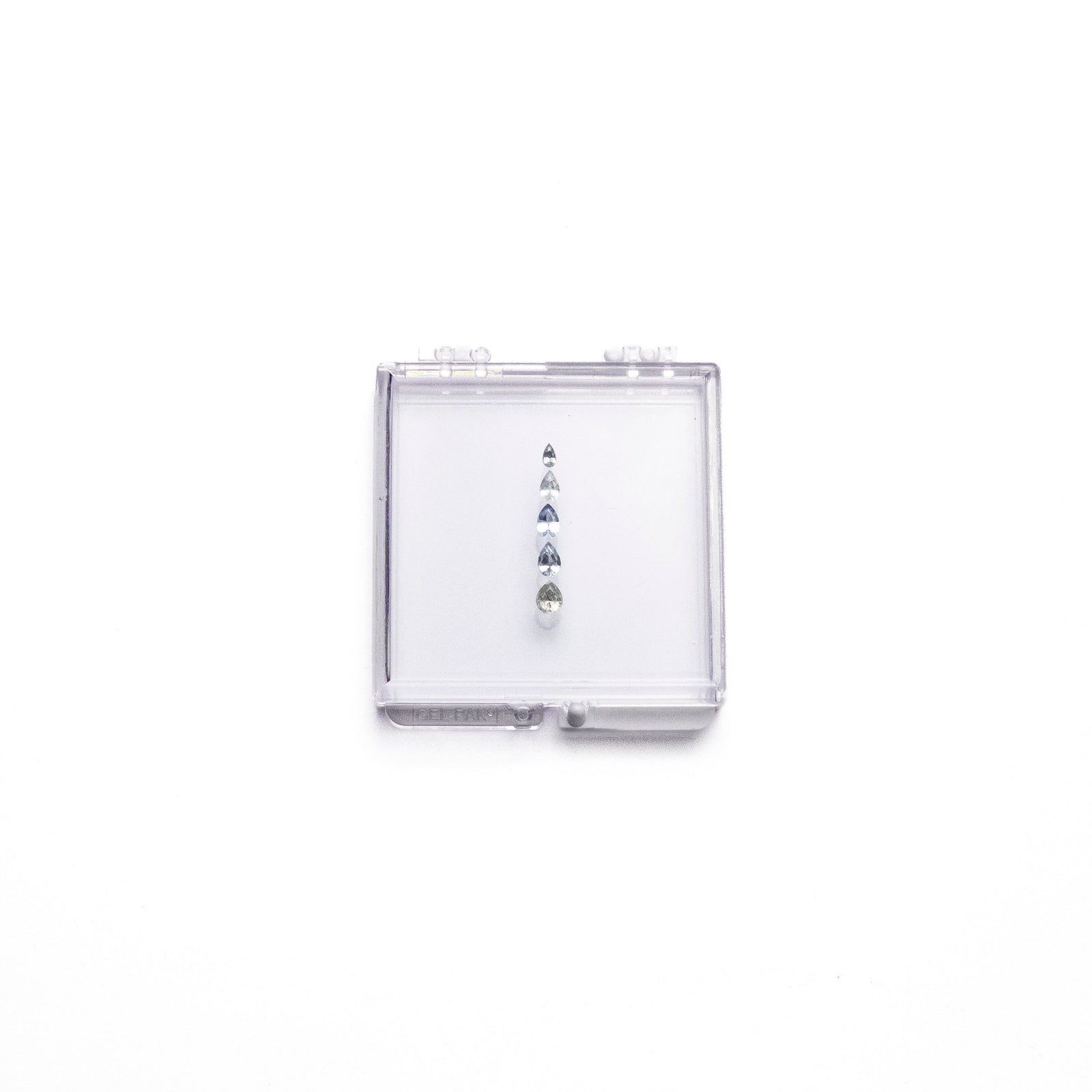 OFFLINE PARCEL 1.42cttw 5pc Pear Brilliant Sapphire Parcel 24146-01