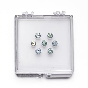 OFFLINE PARCEL 4.05cttw 7pc Round Brilliant Sapphire Parcel 24172-08