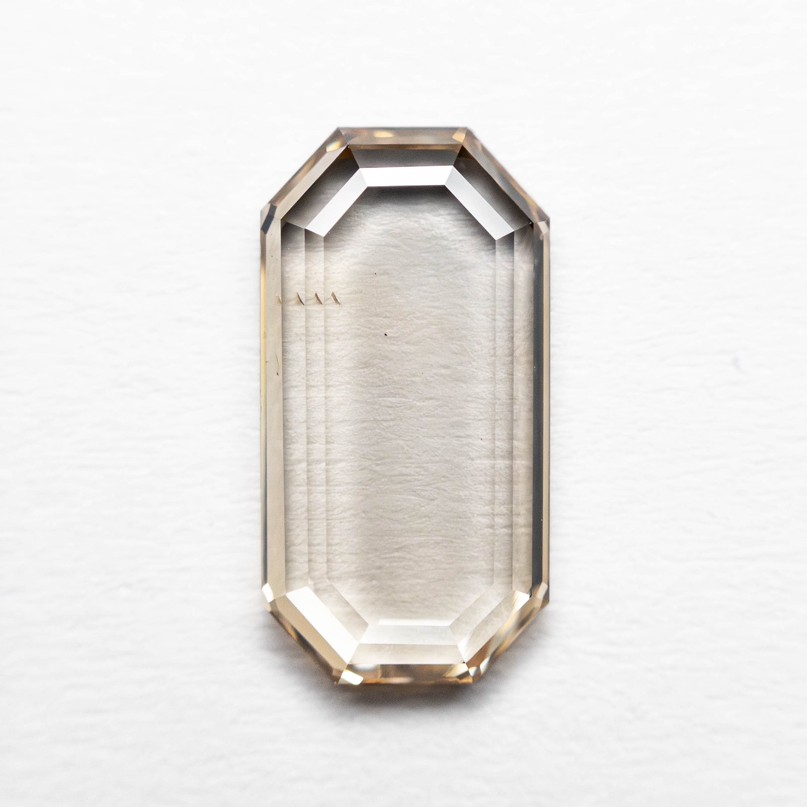 1.65ct 11.02x5.73x2.01mm GIA SI1 Fancy Brown-Yellow Cut Corner Rectangle Portrait Cut 24219-01
