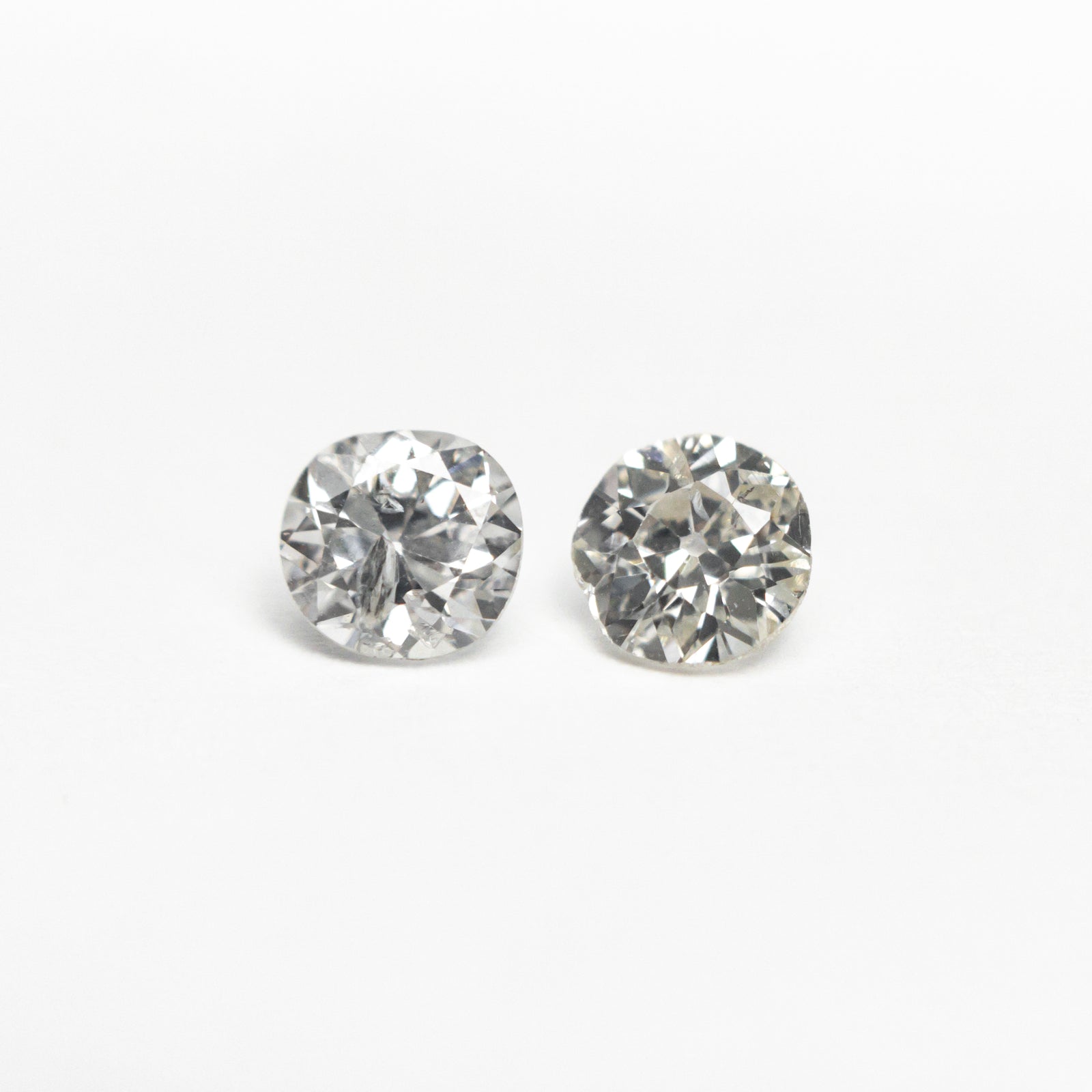 0.48cttw 2pc 3.99x3.75x2.53mm 4.07x3.90x2.20mm Antique Old European Cut Matching Pair 24413-01