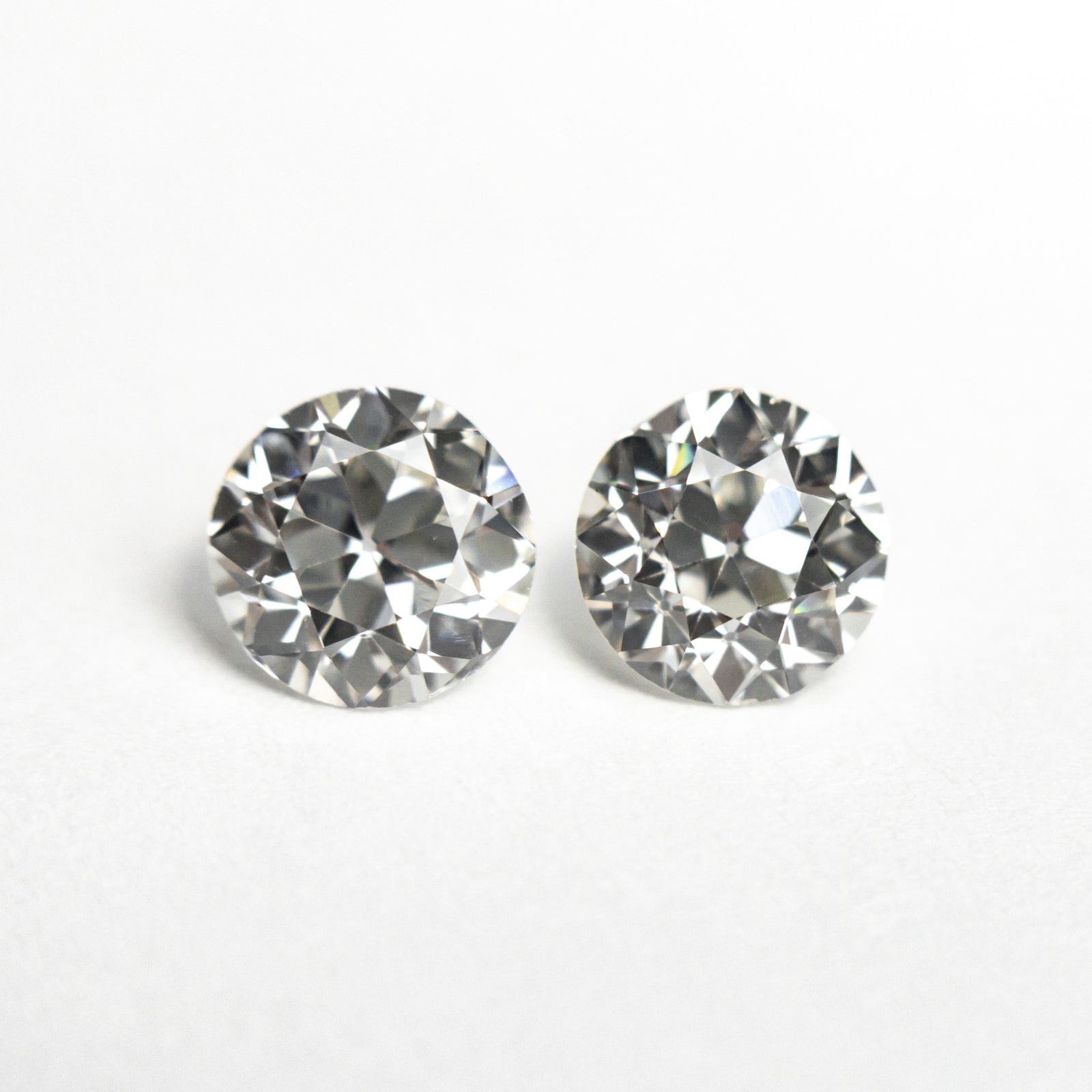 1.05cttw 2pc 5.14x5.07x3.12mm 5.05x4.94x3.35mm VS I-J Old European Cut Matching Pair 24440-01