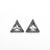 0.52cttw 2pc 4.50x5.23x1.69mm 4.60x5.35x1.70mm Triangle Rosecut Matching Pair 24453-01