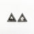 0.45cttw 2pc 5.07x4.501.57mm 5.19x4.56x1.72mm Triangle Rosecut Matching Pair 24454-01