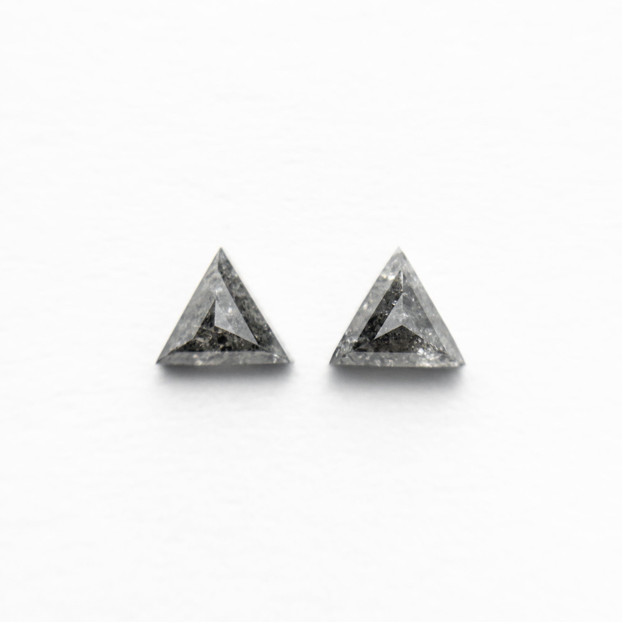 0.39cttw 4.10x3.52x2.03mm 4.09x3.56x2.18mm Triangle Rosecut Matching Pair 24468-01