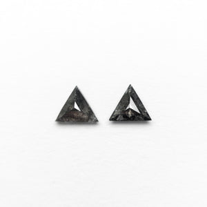 0.22cttw 4.08x3.38x1.43mm 3.90x3.36x1.31mm Triangle Rosecut Matching Pair 24478-01