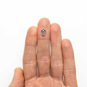 1.47ct 9.30x6.22x3.62mm Shield Rosecut 24502-19