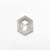0.88ct 7.28x6.02x2.51mm Hexagon Rosecut 24512-17
