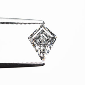 0.84ct Kite Step Cut <br><b> Ileava Jewelry </b> | Sylvie - Kite Shape Canadian Salt and Pepper