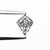 0.84ct Kite Step Cut <br><b> Ileava Jewelry </b> | Sylvie - Kite Shape Canadian Salt and Pepper