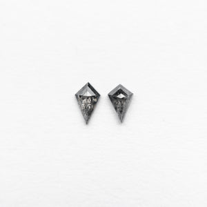 0.14cttw 2pc 3.95x2.45x1.12mm 3.68x2.40x1.36mm Kite Rosecut Matching Pair 24651-01