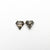 0.17cttw 2pc 3.09x3.05x1.23mm 3.06x3.04x1.58mm Shield Rosecut Matching Pair 24665-01