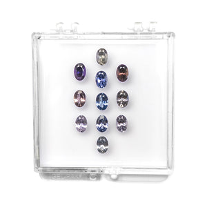 8.55cttw 11pc Oval Brilliant Sapphire Parcel 24673-00