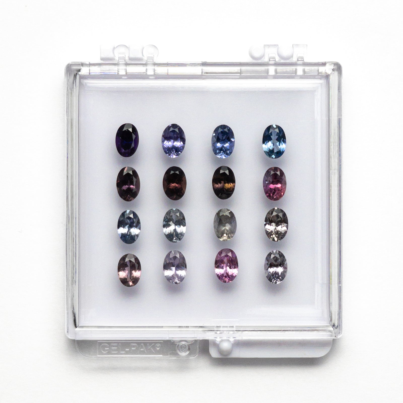 12.91cttw 16pc Oval Brilliant Sapphire Parcel 24673-00