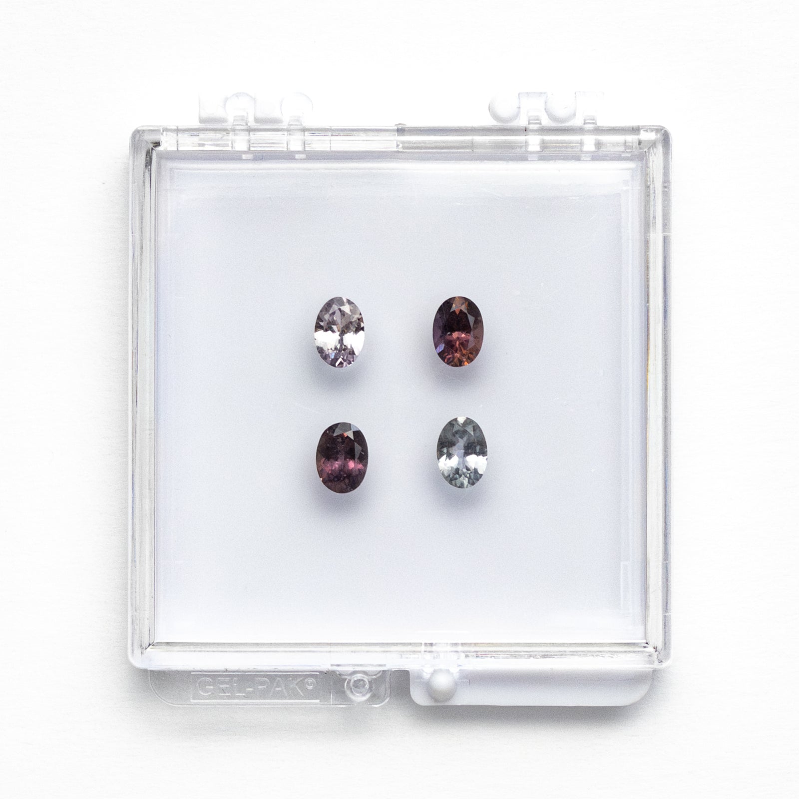 3.92cttw 4pc Oval Brilliant Sapphire Parcel 24675-00