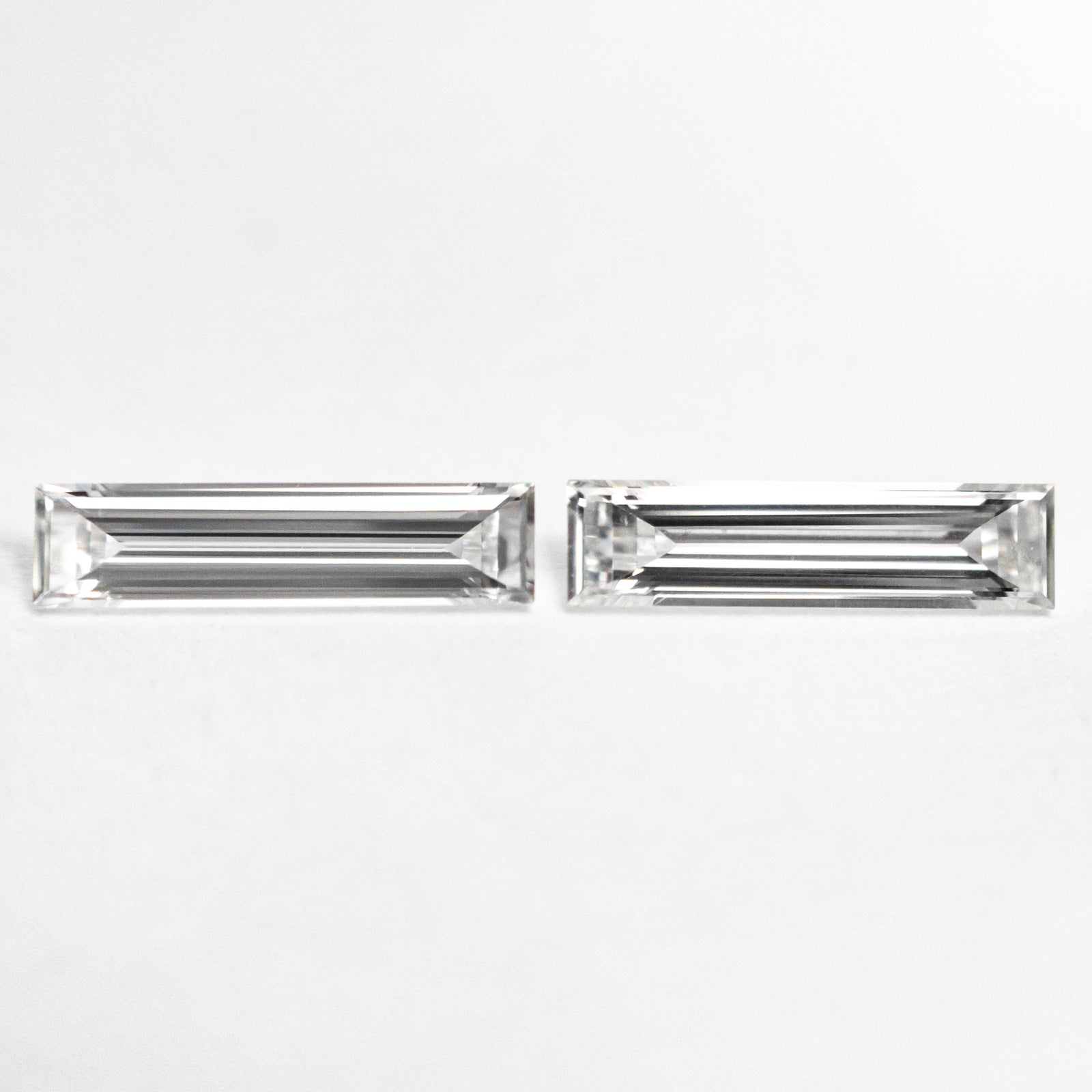0.43cttw 2pc 8.07x1.98x1.22mm 8.07x2.05x1.29mm VS G Baguette Step Cut Matching Pair 24701-01
