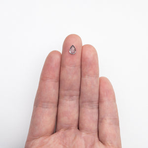 0.68ct 7.26x5.02x2.70mm Pear Rosecut Sapphire 24708-01