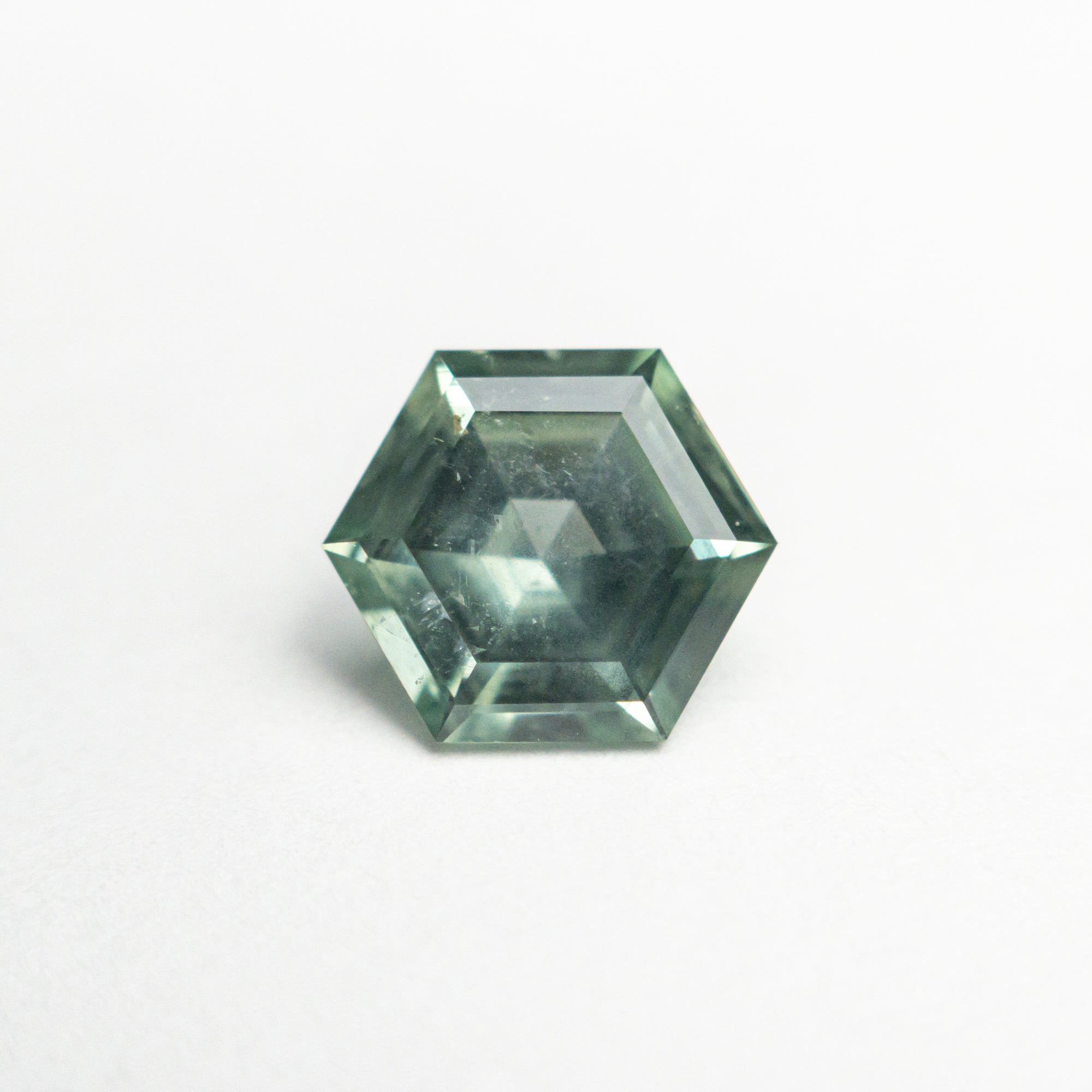 1.37ct 7.75x6.72x3.83mm Hexagon Step Cut Sapphire 24747-01