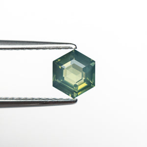 0.90ct 6.32x5.55x3.19mm Hexagon Step Cut Sapphire 25071-06