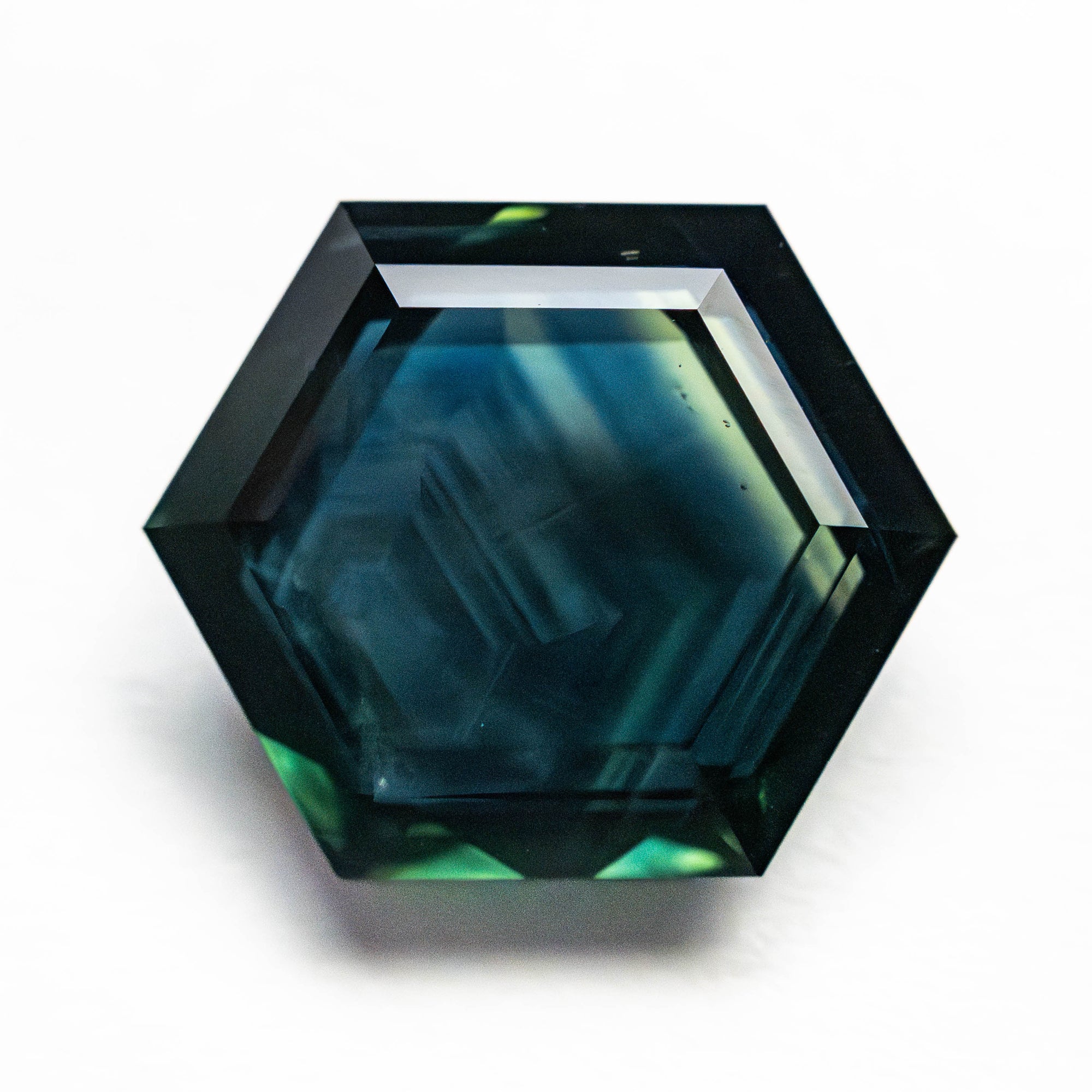 4.90ct 11.89x9.95x4.39mm Hexagon Step Cut Sapphire 25116-01