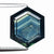 4.90ct 11.89x9.95x4.39mm Hexagon Step Cut Sapphire 25116-01