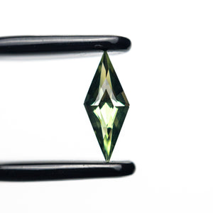 0.46ct 9.84x3.97x2.67mm Lozenge Step Cut Sapphire 25197-08