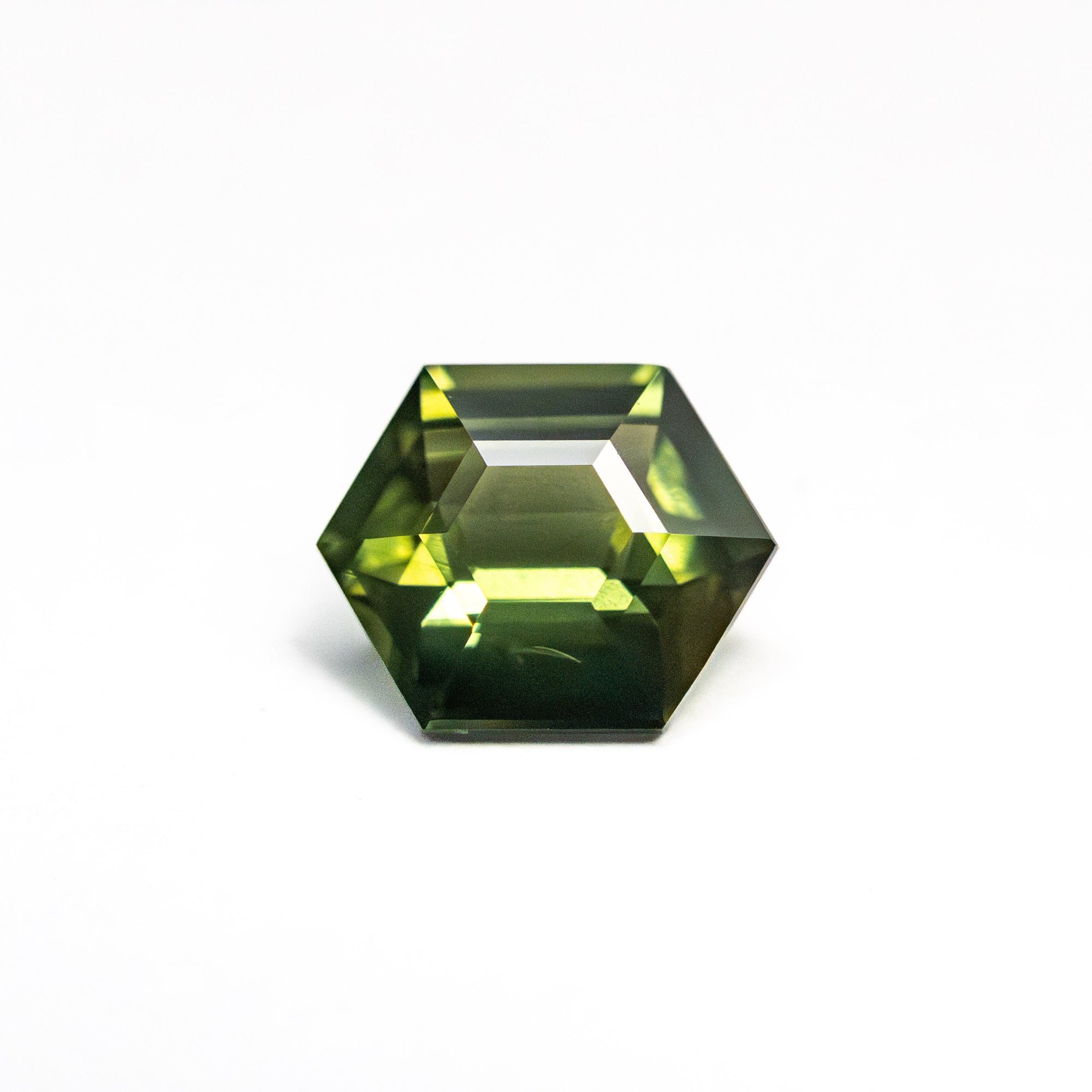1.15ct 7.17x5.92x3.46mm Hexagon Step Cut Sapphire 25383-01