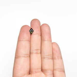 1.12ct 9.35x6.29x3.65mm Kite Step Cut Sapphire 25386-10