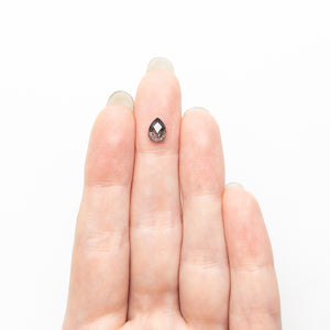 0.81ct 7.06x5.22x2.67mm Pear Rosecut 25454-01