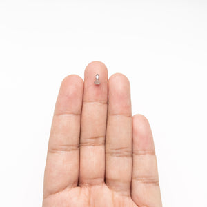 0.45ct 6.48x3.82x2.53mm Penis Rosecut 25459-09
