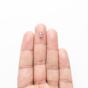 0.71ct 7.04x4.03x3.31mm Penis Rosecut 25459-12