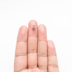 0.47ct 6.79x3.91x2.40mm Penis Rosecut 25459-13