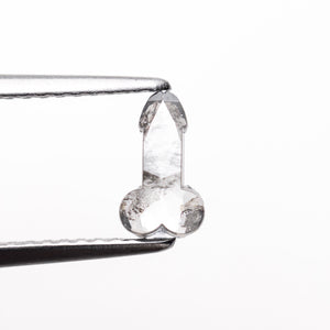 0.59ct 7.43x4.32x2.34mm Penis Rosecut 25459-16
