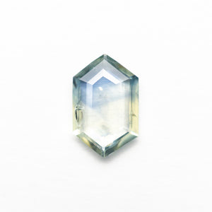 1.23ct 9.54x6.09x1.87mm Hexagon Portrait Cut Sapphire 25715-04