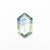 1.23ct 9.54x6.09x1.87mm Hexagon Portrait Cut Sapphire 25715-04