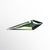 0.63ct 13.95x3.86x2.16mm Kite Step Cut Sapphire 25740-13