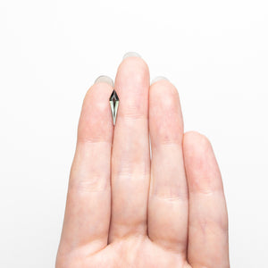 0.63ct 13.95x3.86x2.16mm Kite Step Cut Sapphire 25740-13