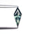 0.45ct 9.47x3.87x2.66mm Kite Step Cut Sapphire 25740-26