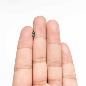 0.45ct 9.47x3.87x2.66mm Kite Step Cut Sapphire 25740-26
