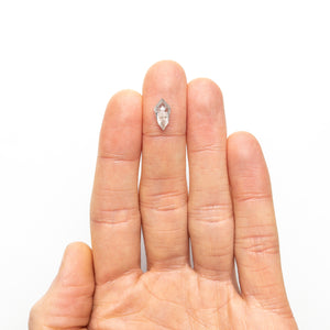 1.51ct 12.08x6.36x2.82mm Shield Rosecut 25752-01