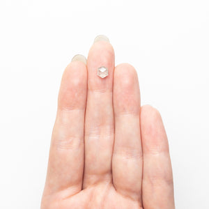 0.73ct 6.03x5.17x2.87mm Hexagon Step Cut
