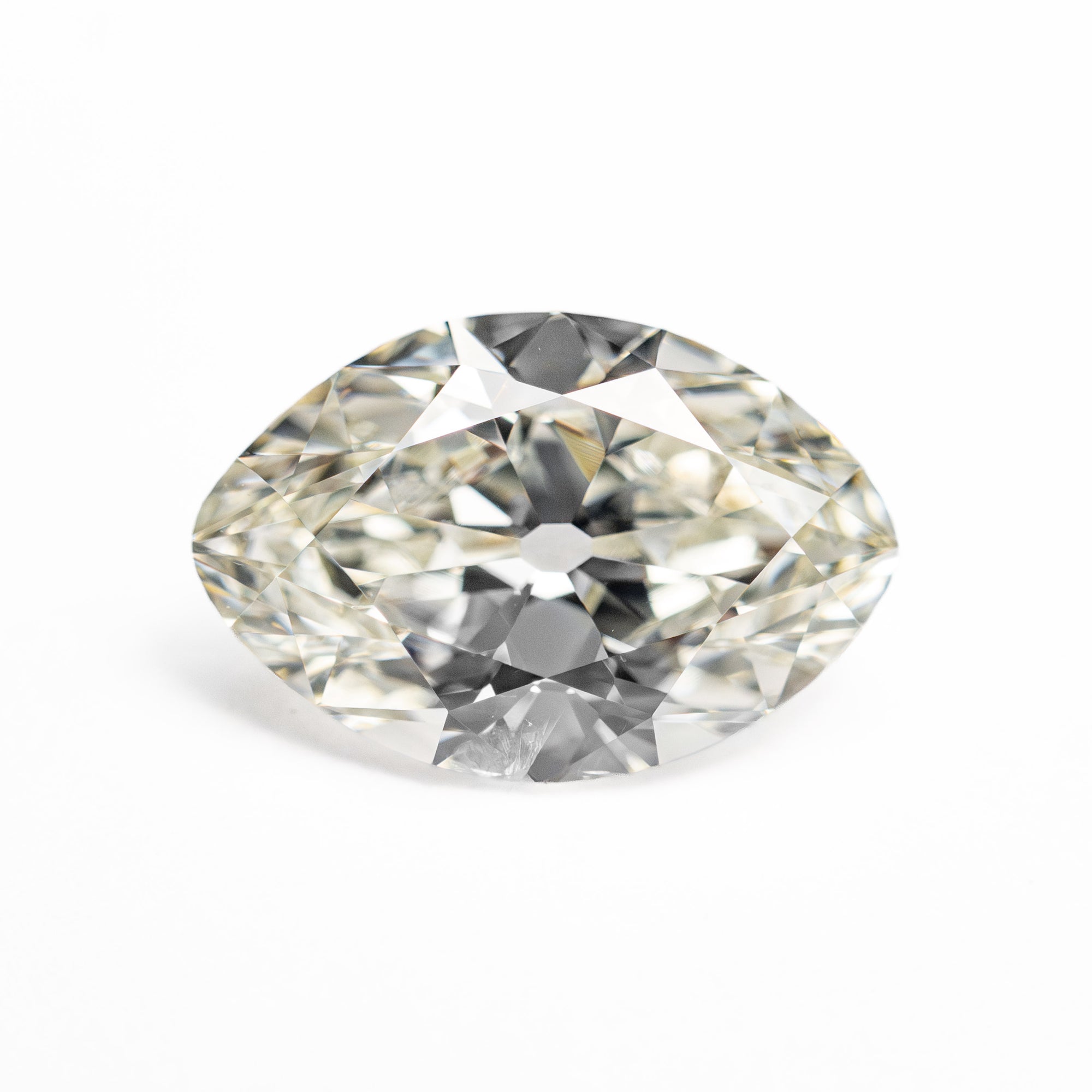 2.02ct 10.59x7.06x4.09mm GIA SI2 K Modern Antique Moval Brilliant 25926-01