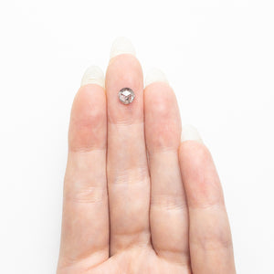 0.66ct 5.70x5.69x2.33mm Round Rosecut 🇨🇦 26018-01