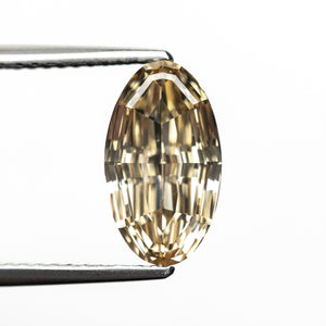 2.01ct 11.59x6.61x3.21mm GIA VS2 Fancy Brown-Yellow Geo Oval Step Cut 🇿🇦 26096-01