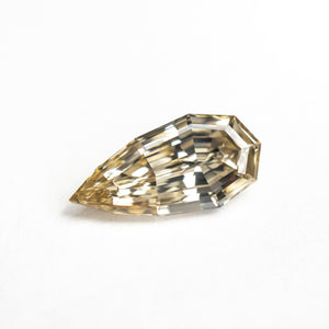 1.28ct 11.21x5.51x3.23mm GIA VVS1 Fancy Yellow-Brown Geo Pear Step Cut 🇿🇦 26112-01