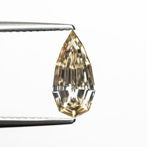 1.28ct 11.21x5.51x3.23mm GIA VVS1 Fancy Yellow-Brown Geo Pear Step Cut 🇿🇦 26112-01