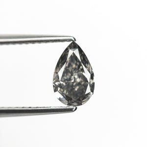 1.02ct 8.24x5.25x3.31mm GIA SI2 Fancy Grey Pear Brilliant 26129-01