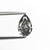 1.02ct 8.24x5.25x3.31mm GIA SI2 Fancy Grey Pear Brilliant 26129-01